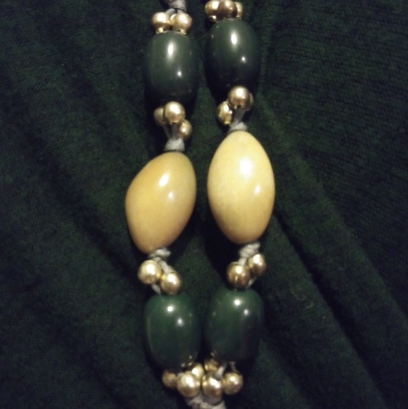 NWT Artesanias Ortebra Chunky Long Statement Necklace Earth Tones Western - Picture 5 of 12